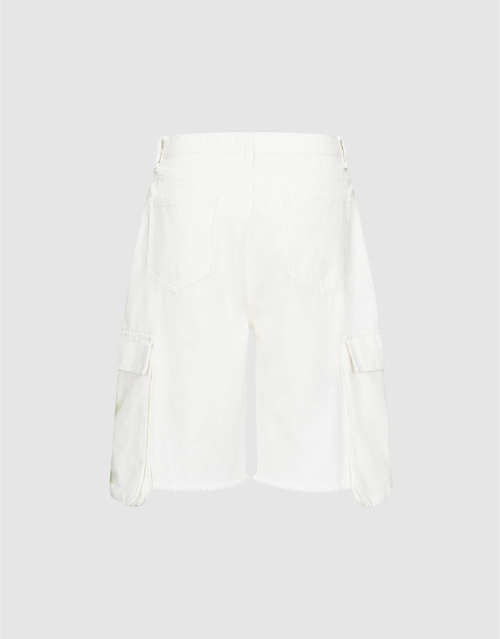 Multi-Pocket Denim Shorts