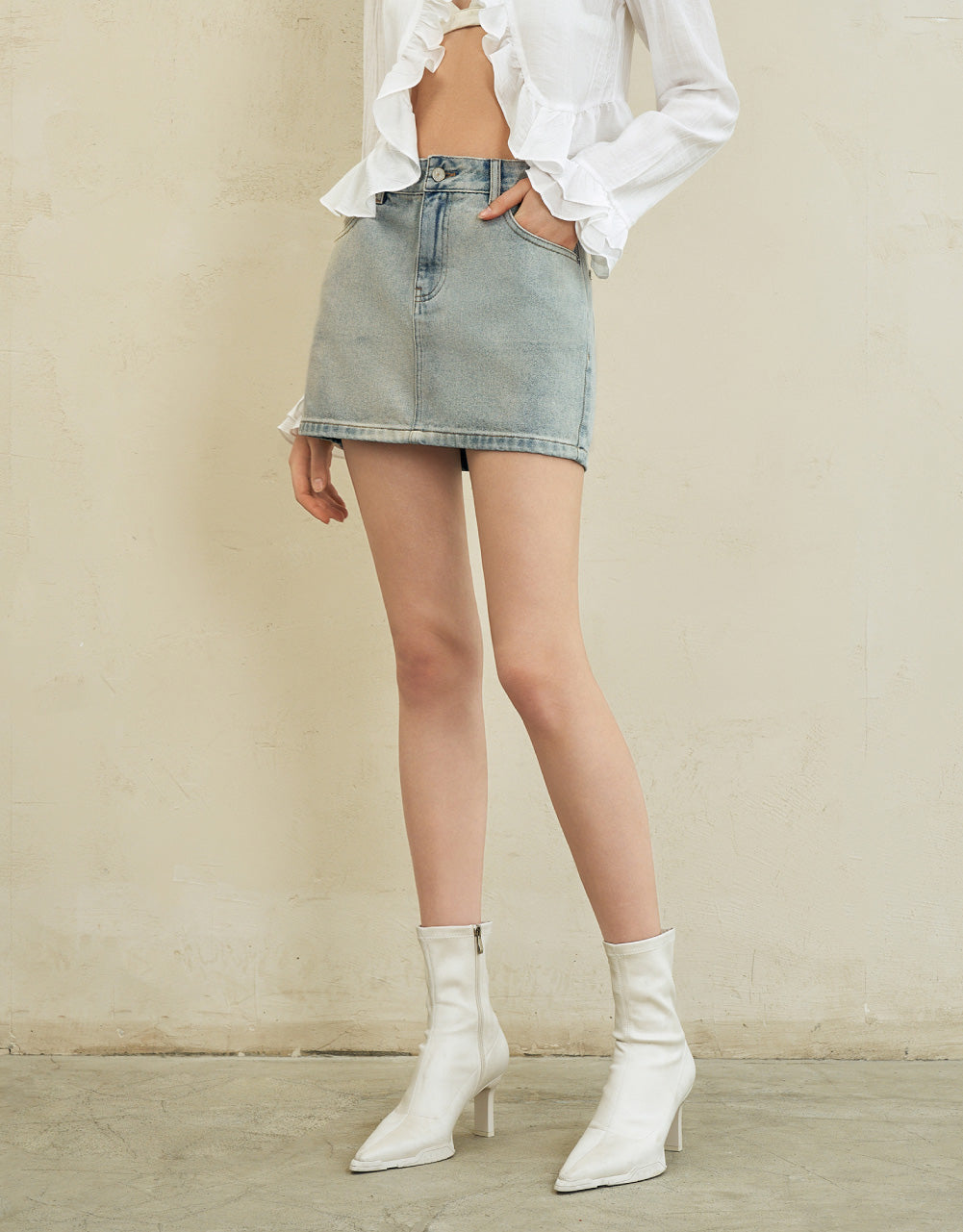 Mini Denim Skirt