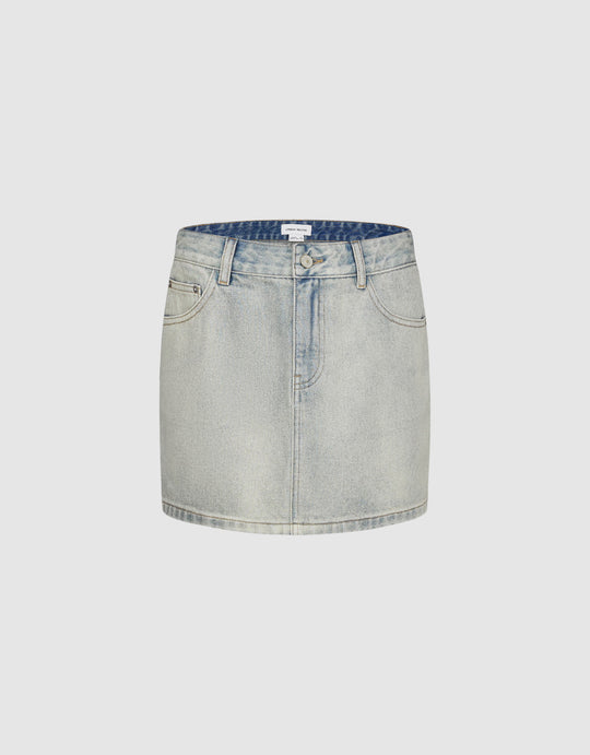 Mini Denim Skirt