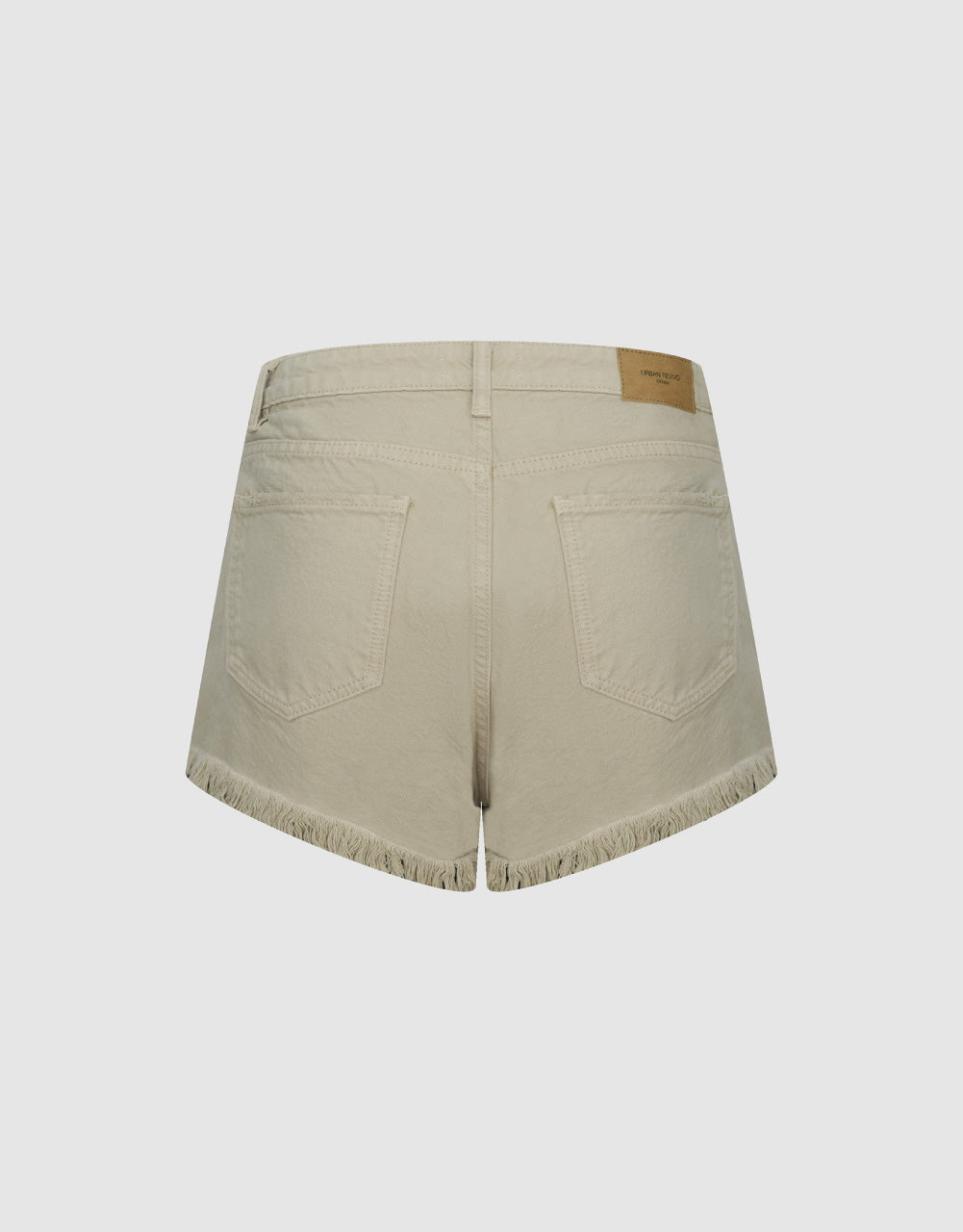 Raw Hem Denim Shorts