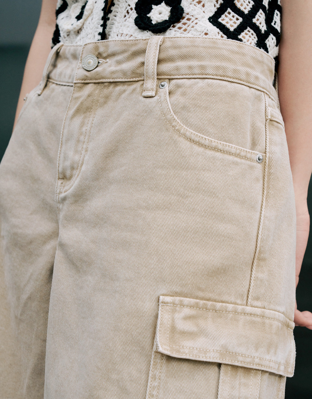 Denim Shorts With Pockets