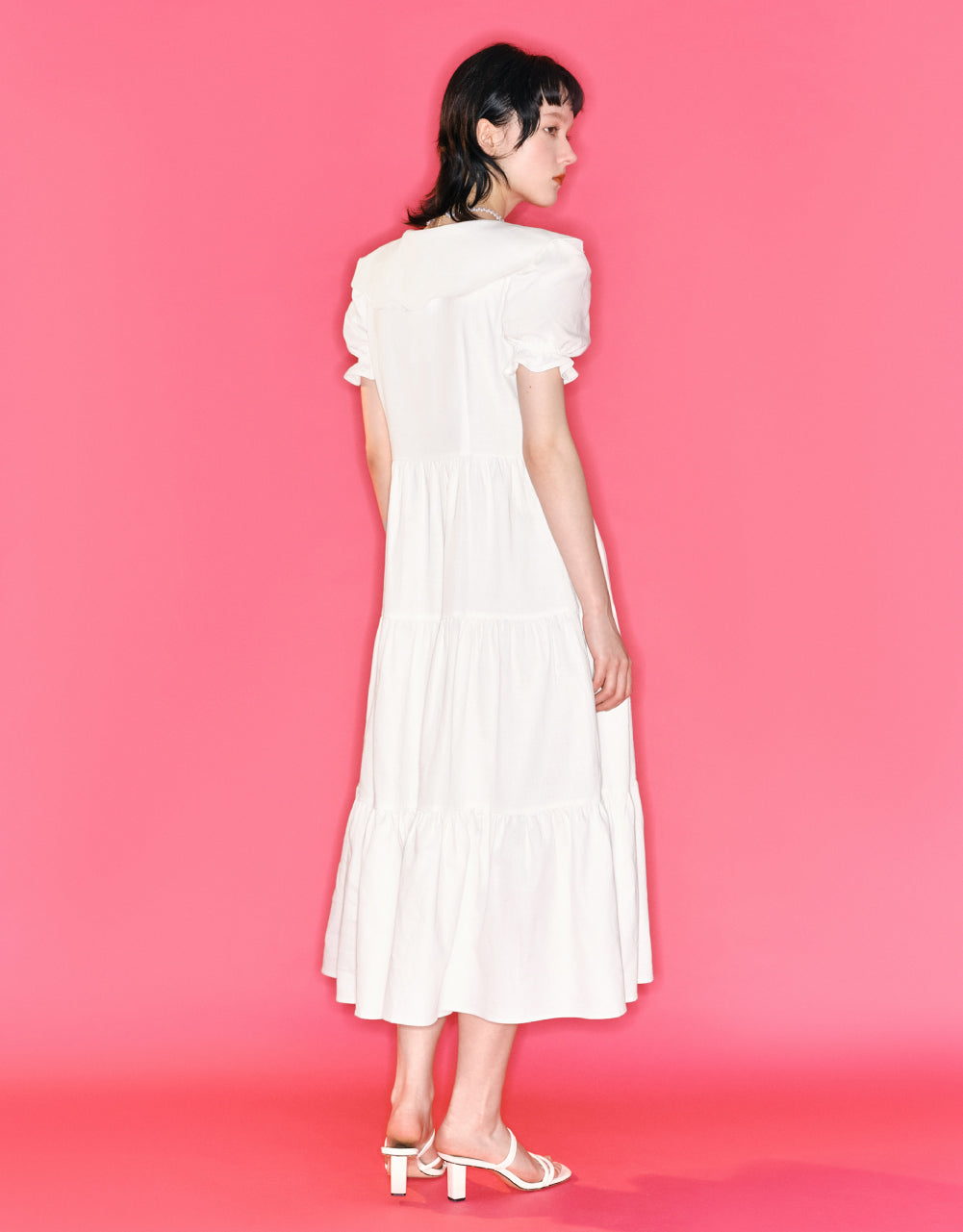 Crew Neck Denim Dress