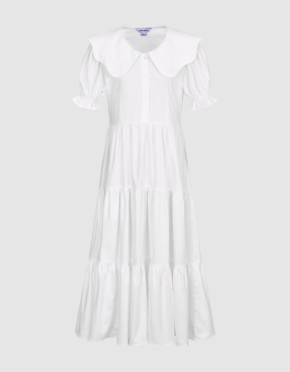 Crew Neck Denim Dress
