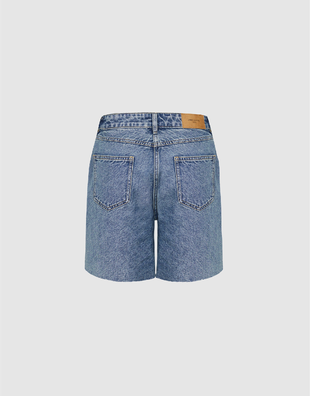 Raw Hem Denim Shorts