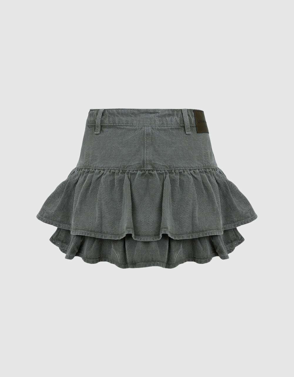 Mini A-Line Denim Skirt