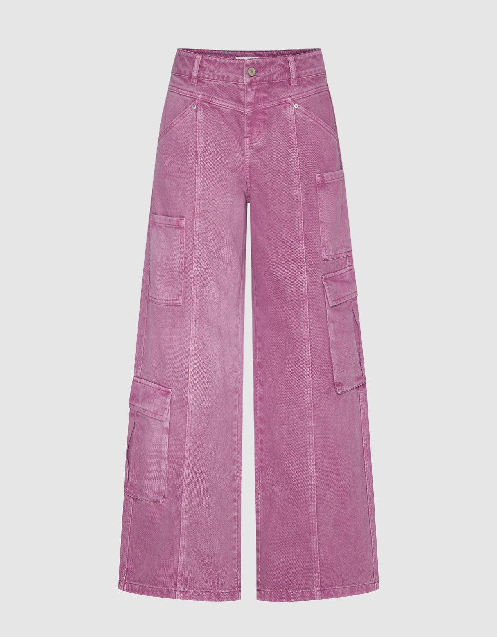 Multi-Pocket Straight Jeans