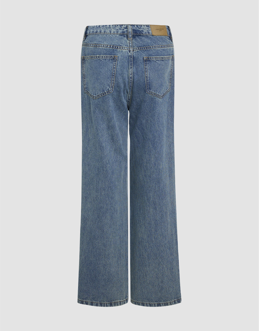 Ripped Wide-Leg Jeans