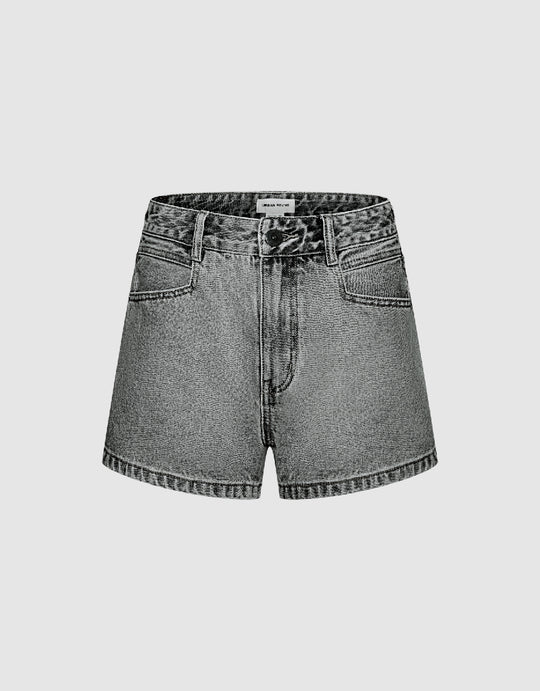 Loose Denim Shorts