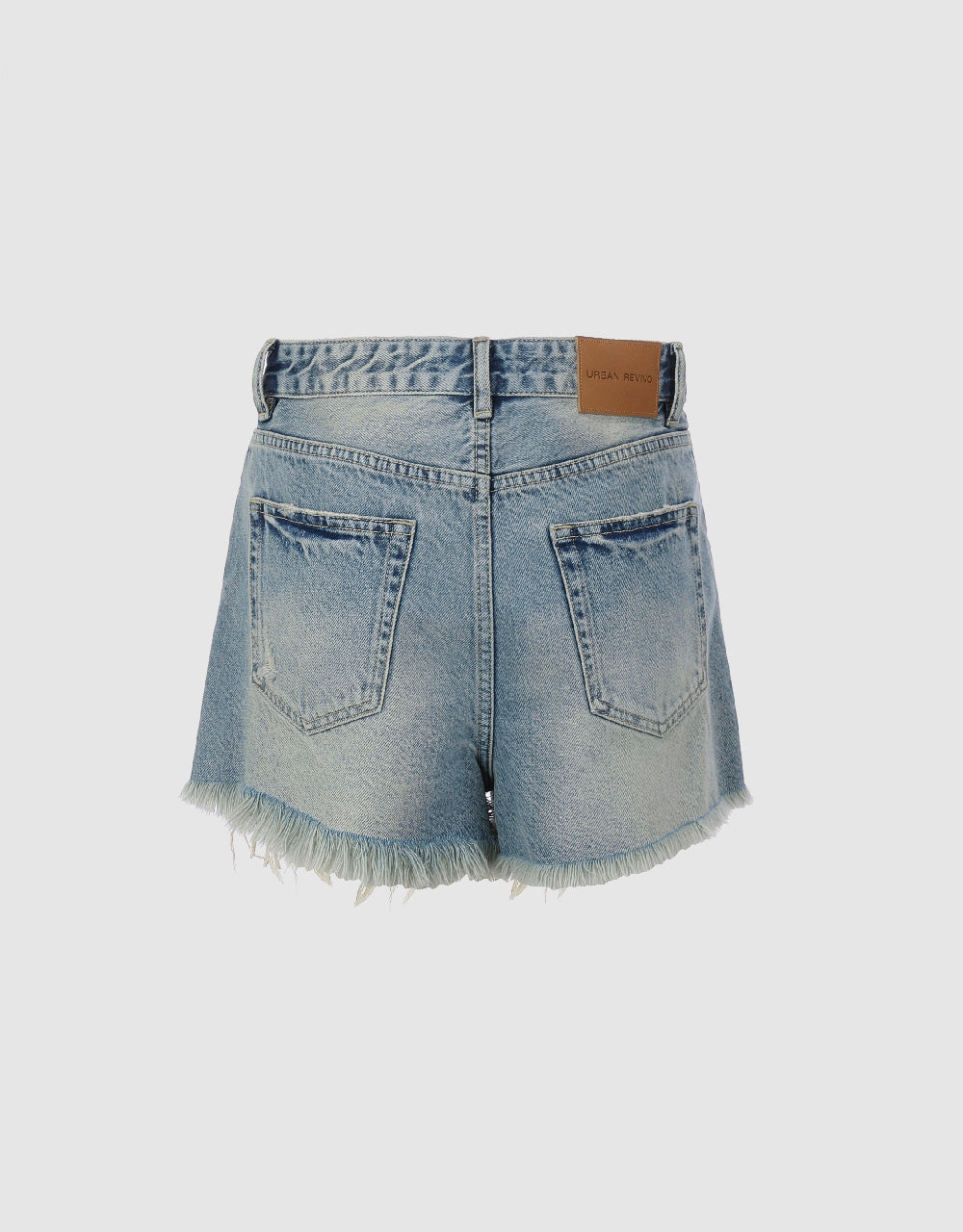 Raw Hem Denim Shorts