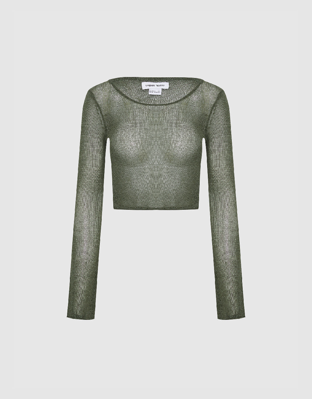 Crew Neck Knitted T-Shirt