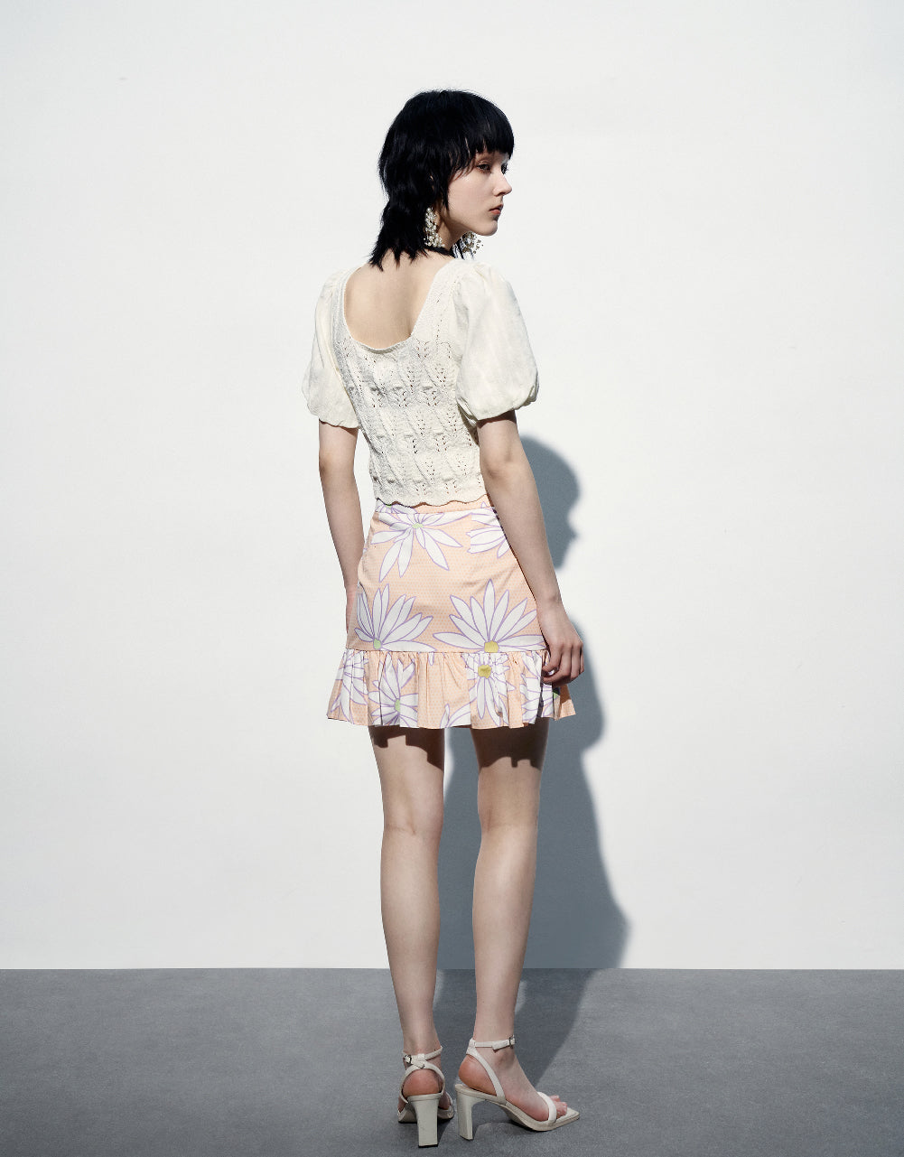 Carrot Button Knitted T-Shirt