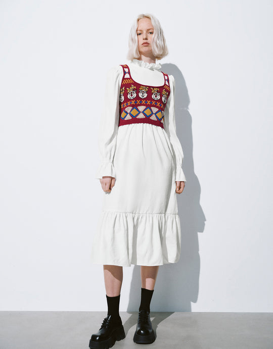 2 In 1 Knitted Dress