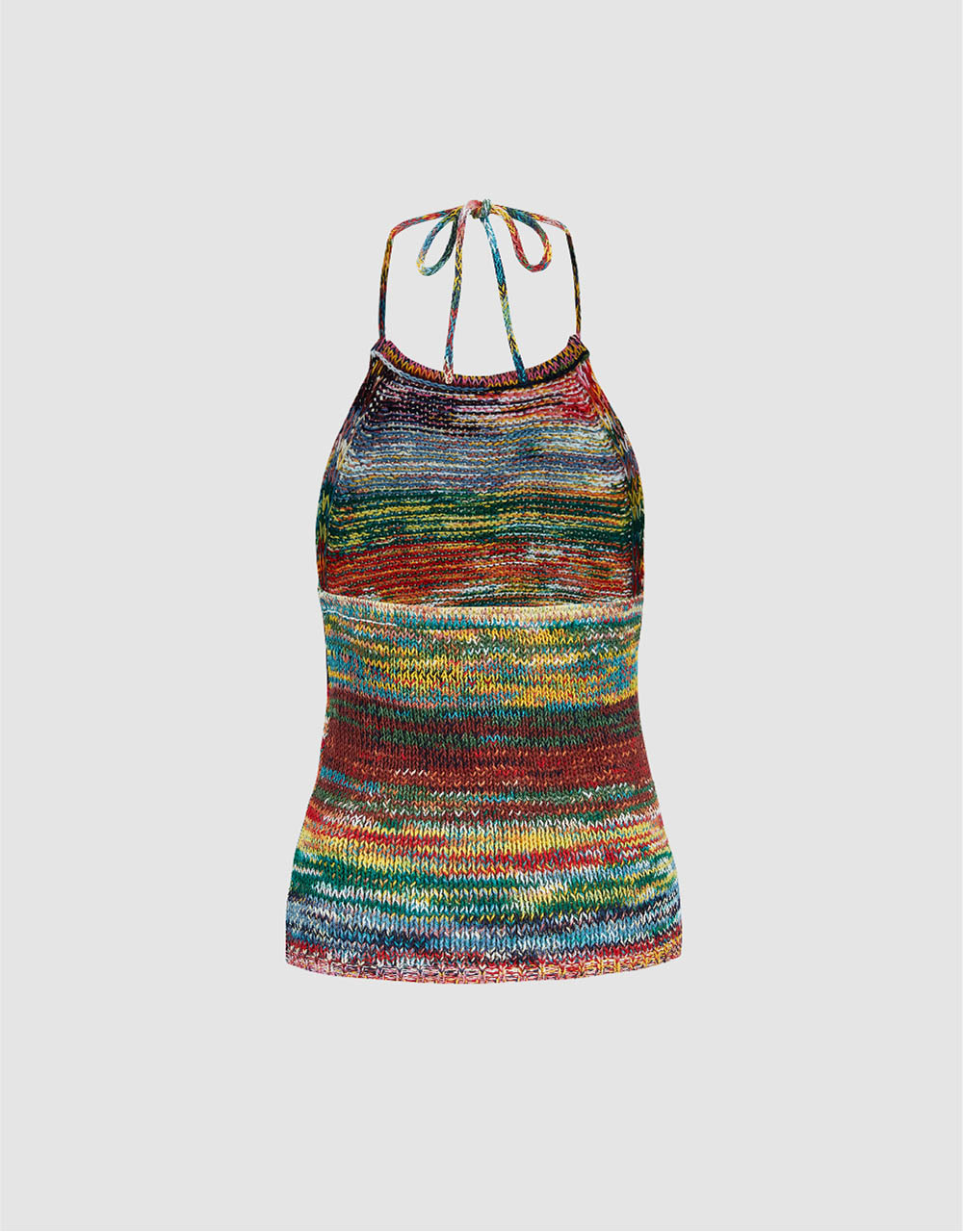 Halter Neck Knitted Tank Top
