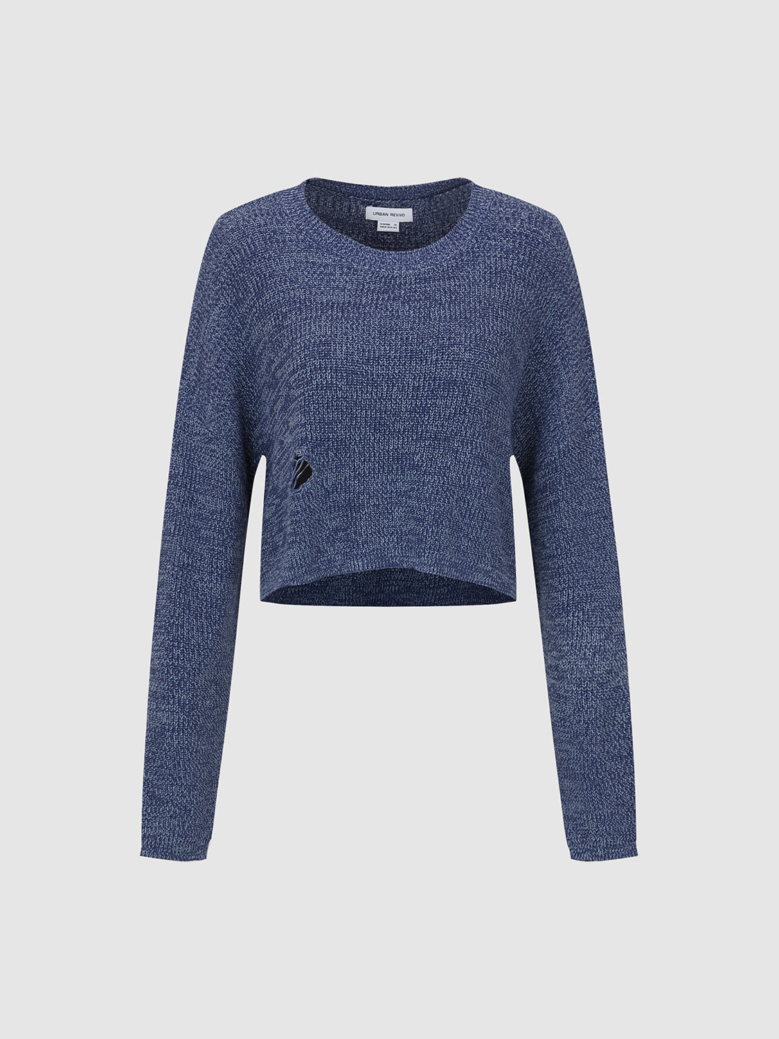 Crew Neck Loose Knitted T-Shirt