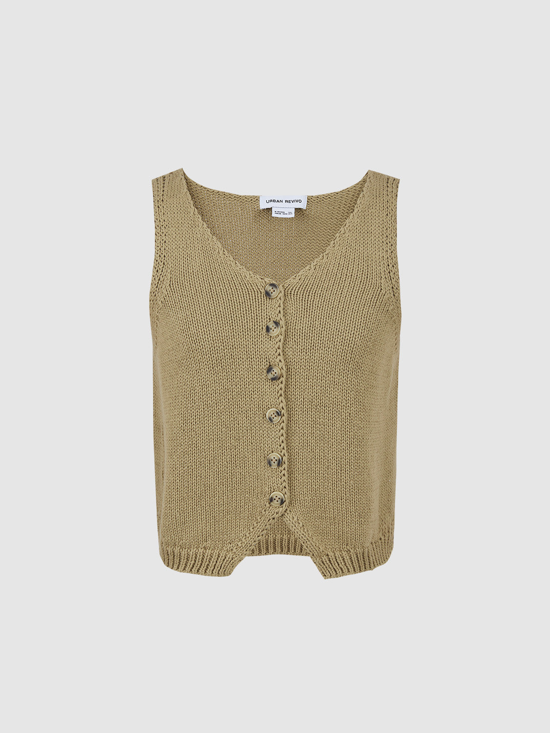 Skinny Knitted Waistcoat