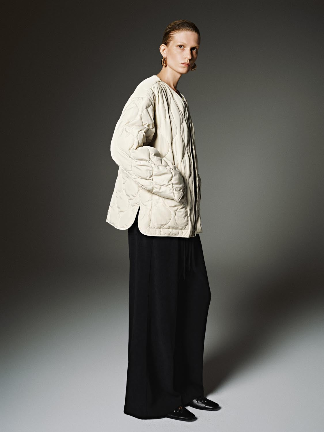 Patch Pocket Quilted Puffer Jackets