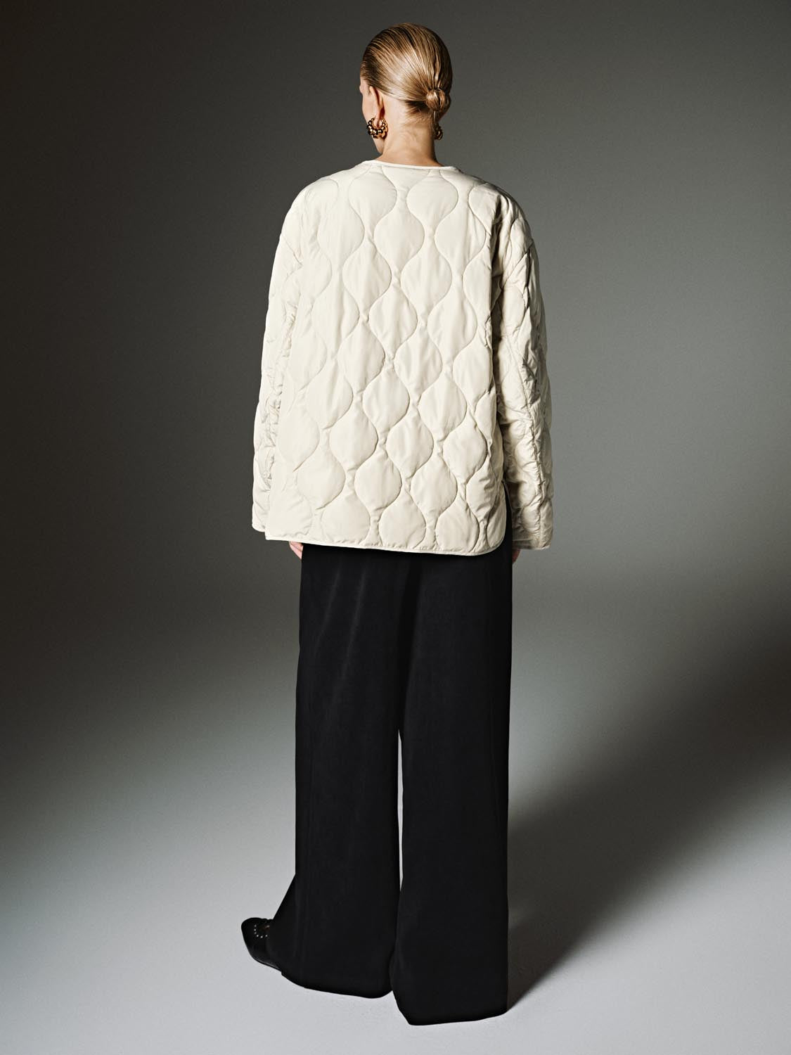 Patch Pocket Quilted Puffer Jackets