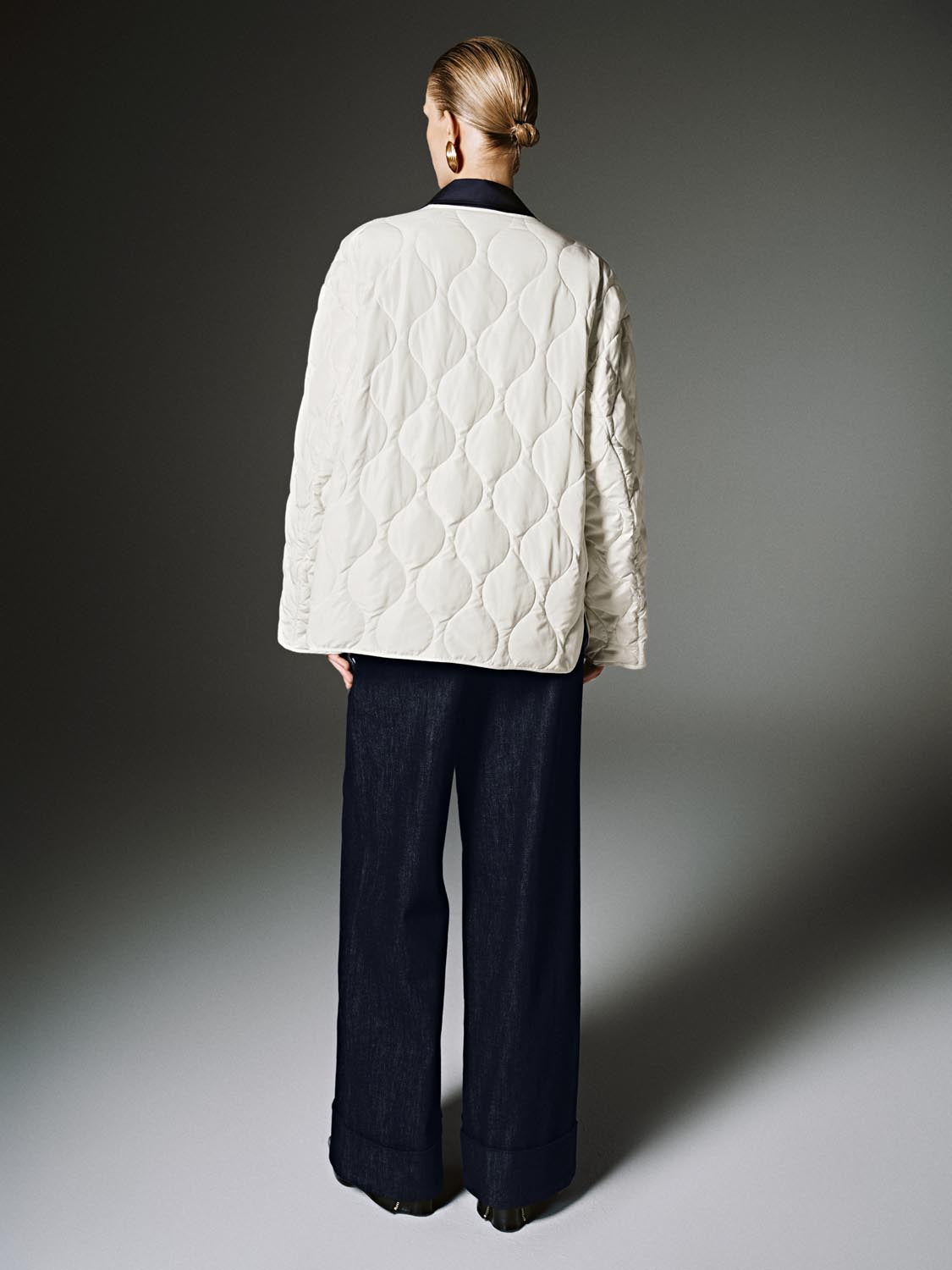 Patch Pocket Quilted Puffer Jackets