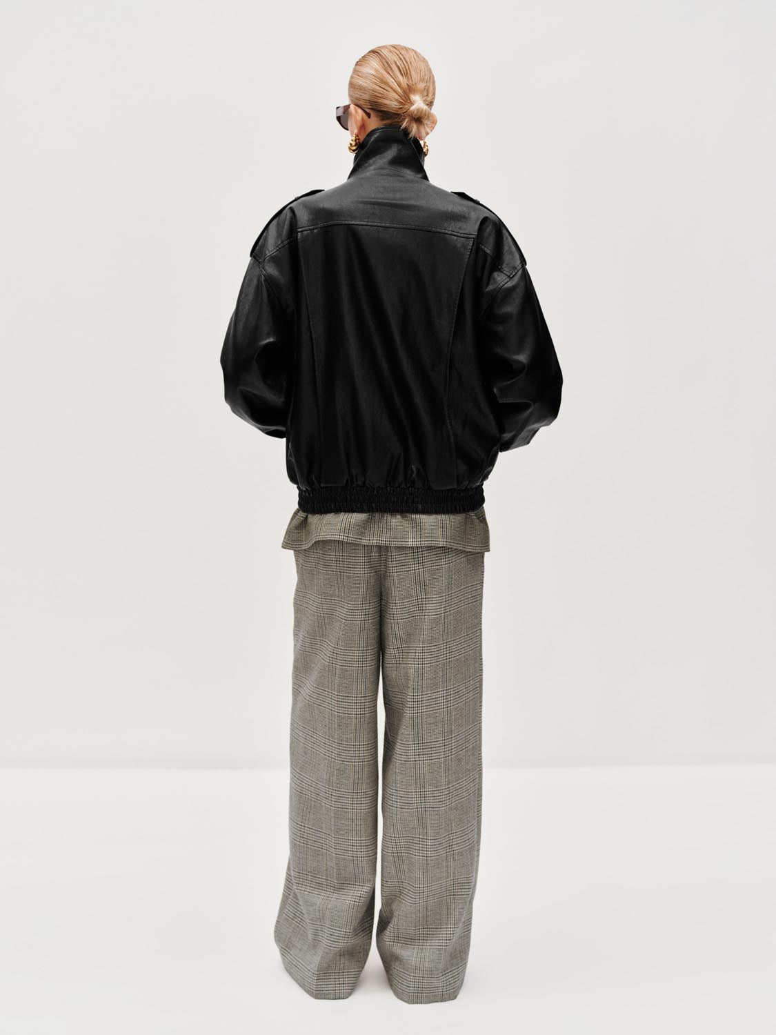 Tie Asymmetric Bomber Jackets