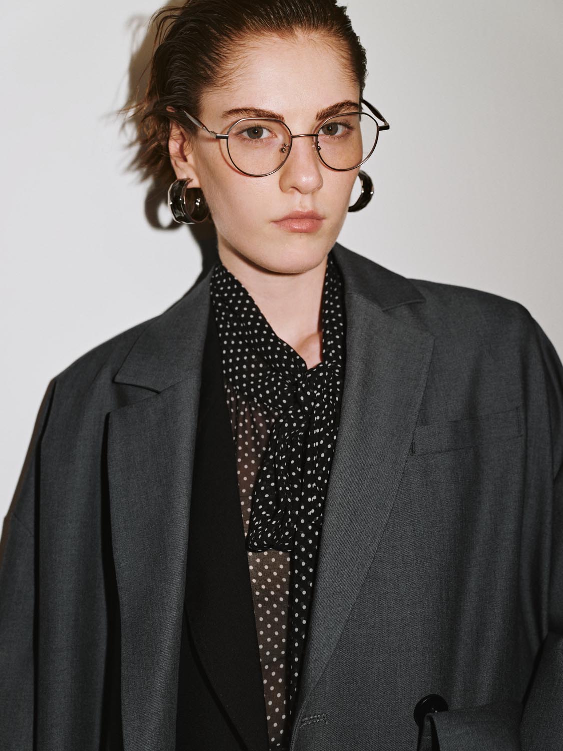 Double Breasted Notch Lapel Blazer