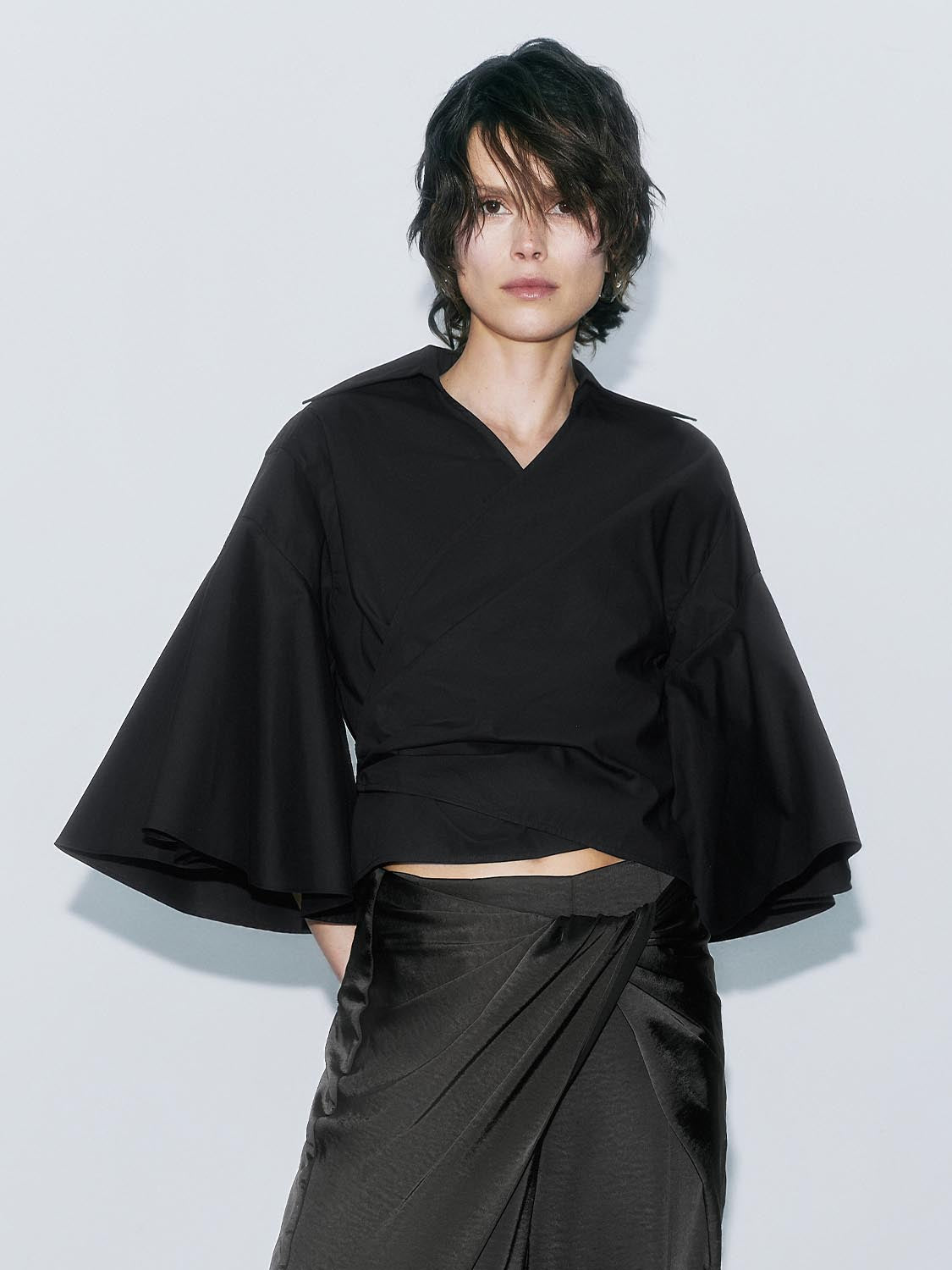 Surplice Front Shirts