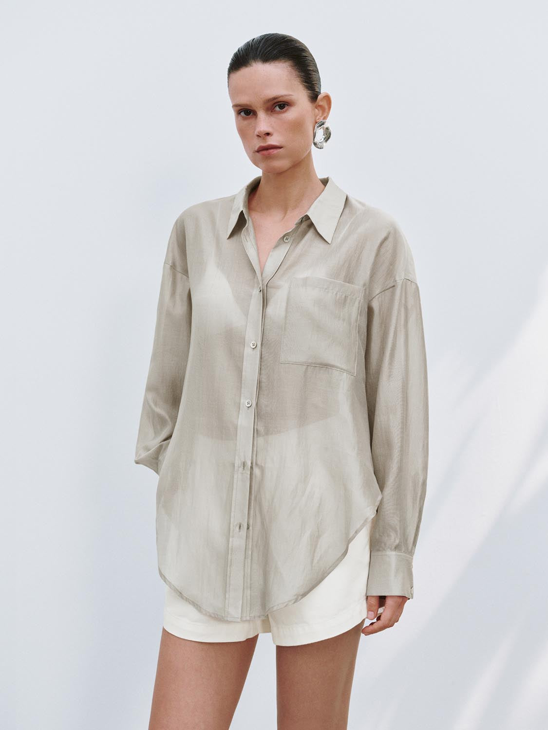 Satin Long Sleeve Shirts