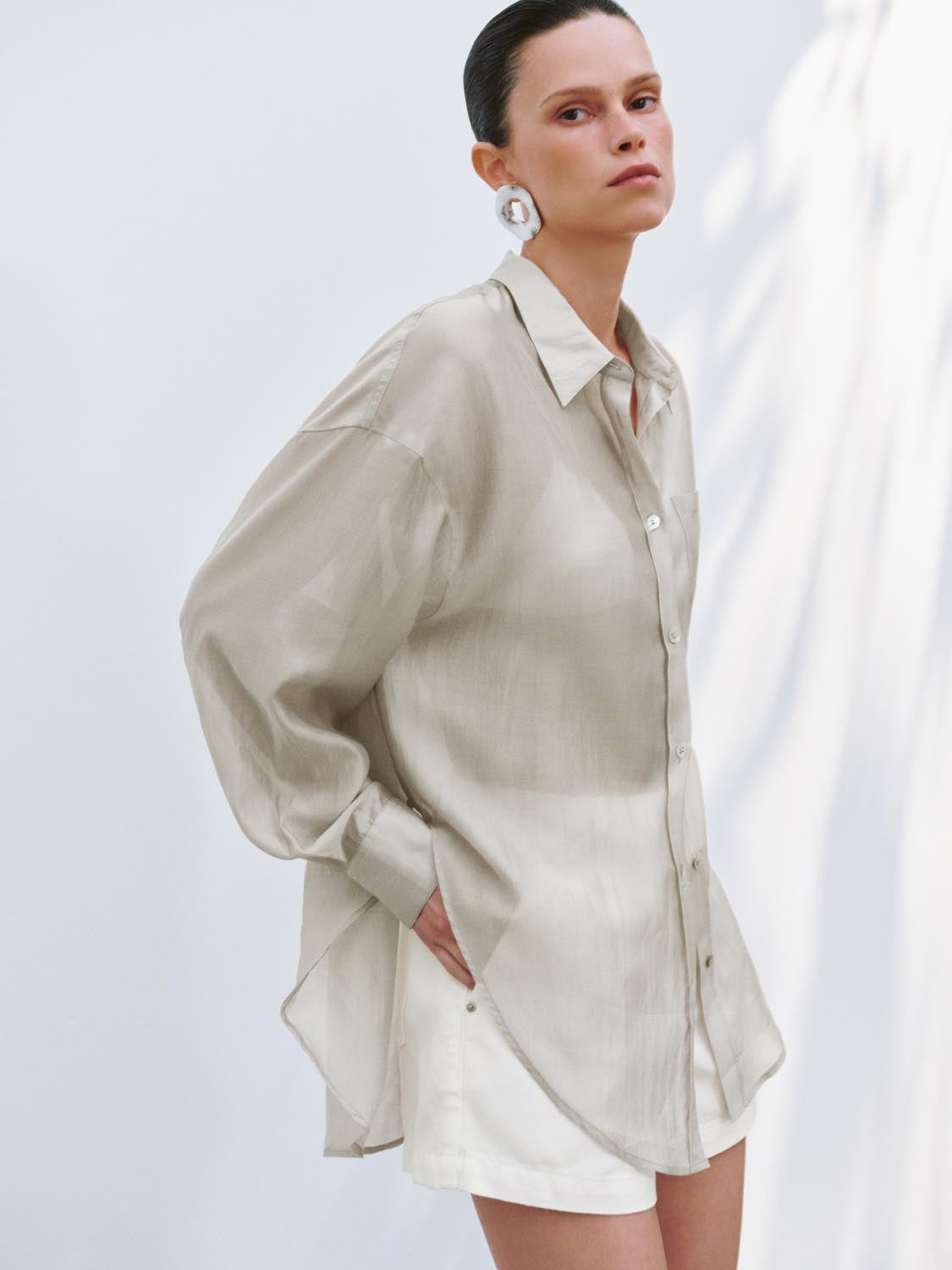 Satin Long Sleeve Shirts