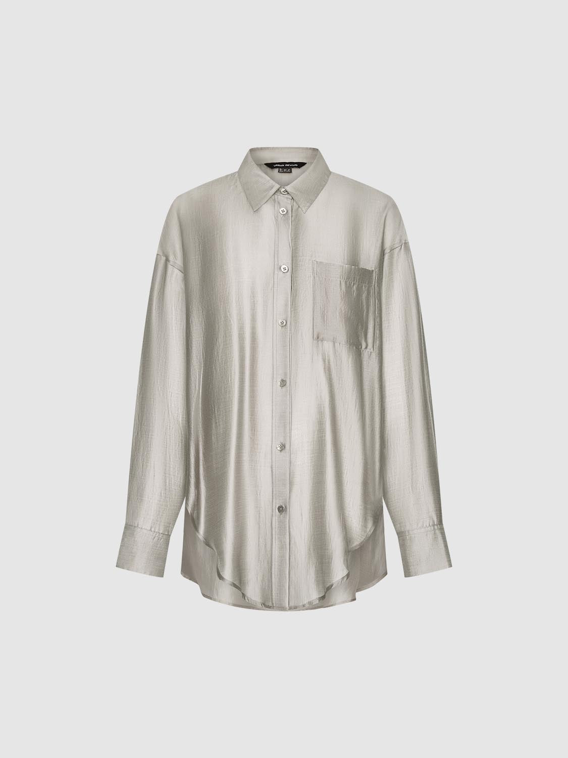 Satin Long Sleeve Shirts