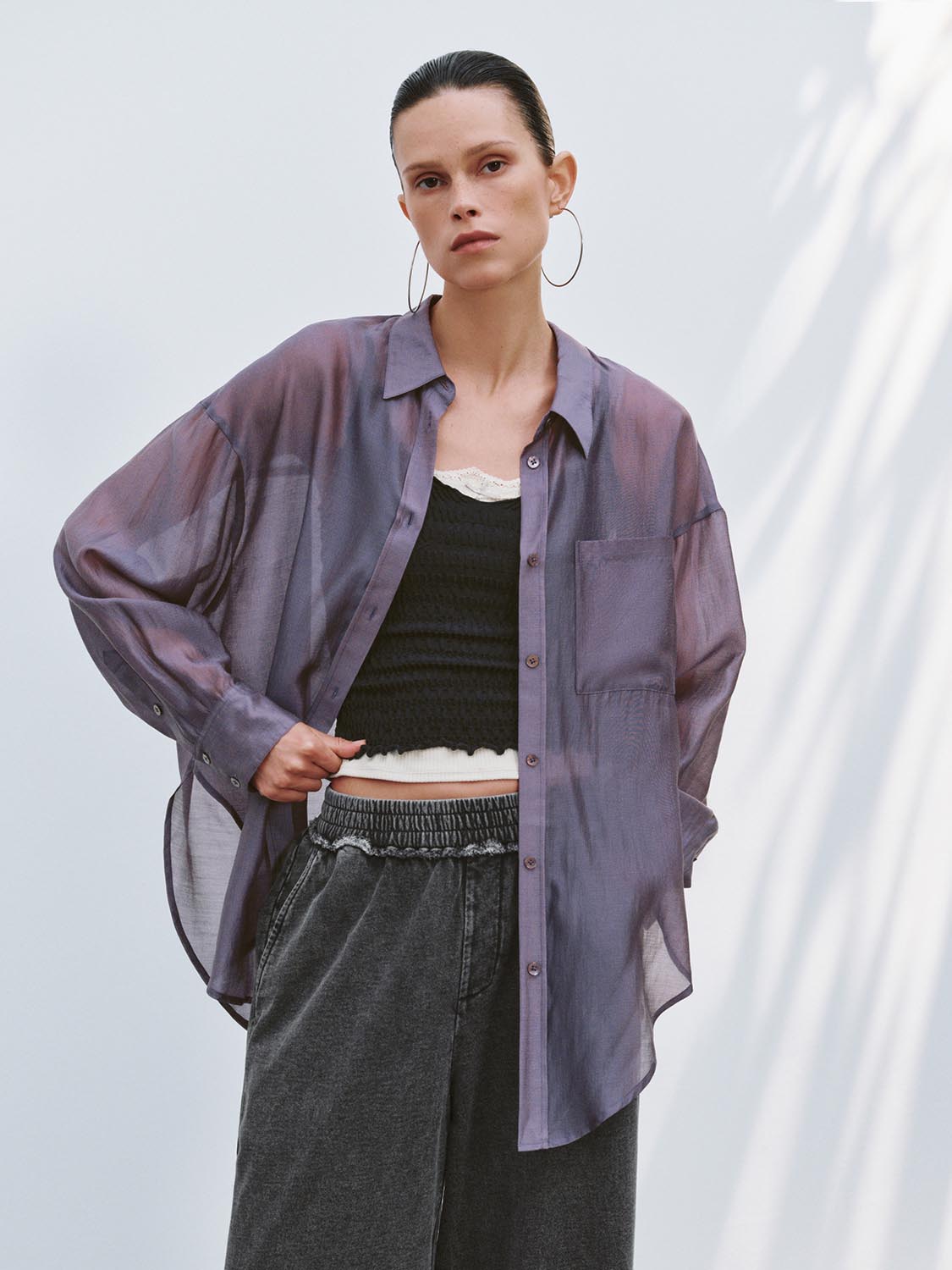 Satin Long Sleeve Shirts
