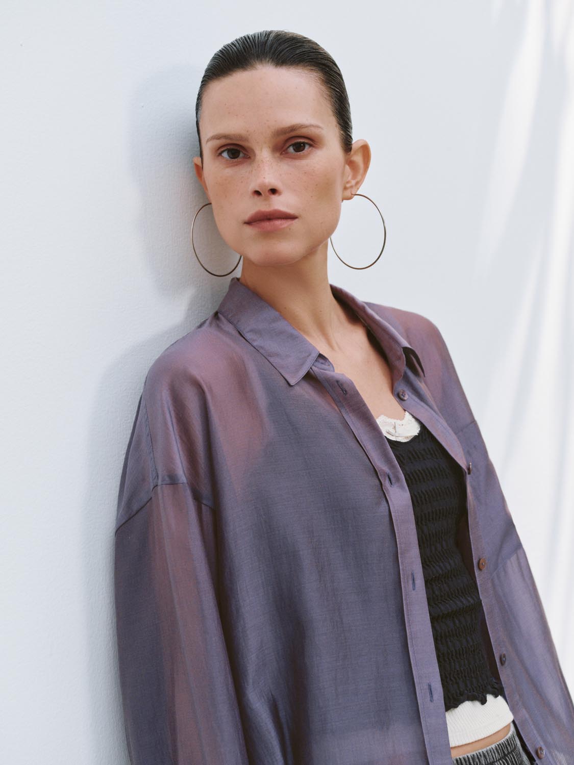 Satin Long Sleeve Shirts
