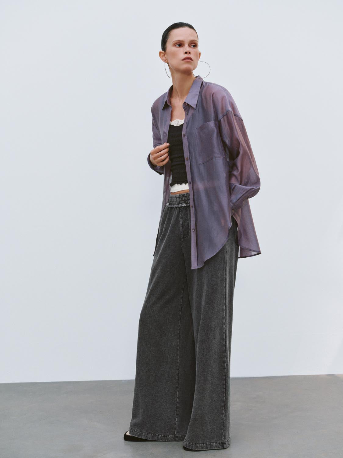 Satin Long Sleeve Shirts
