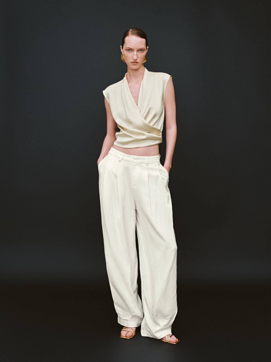 Crossover Overhead Sleeveless Shirts