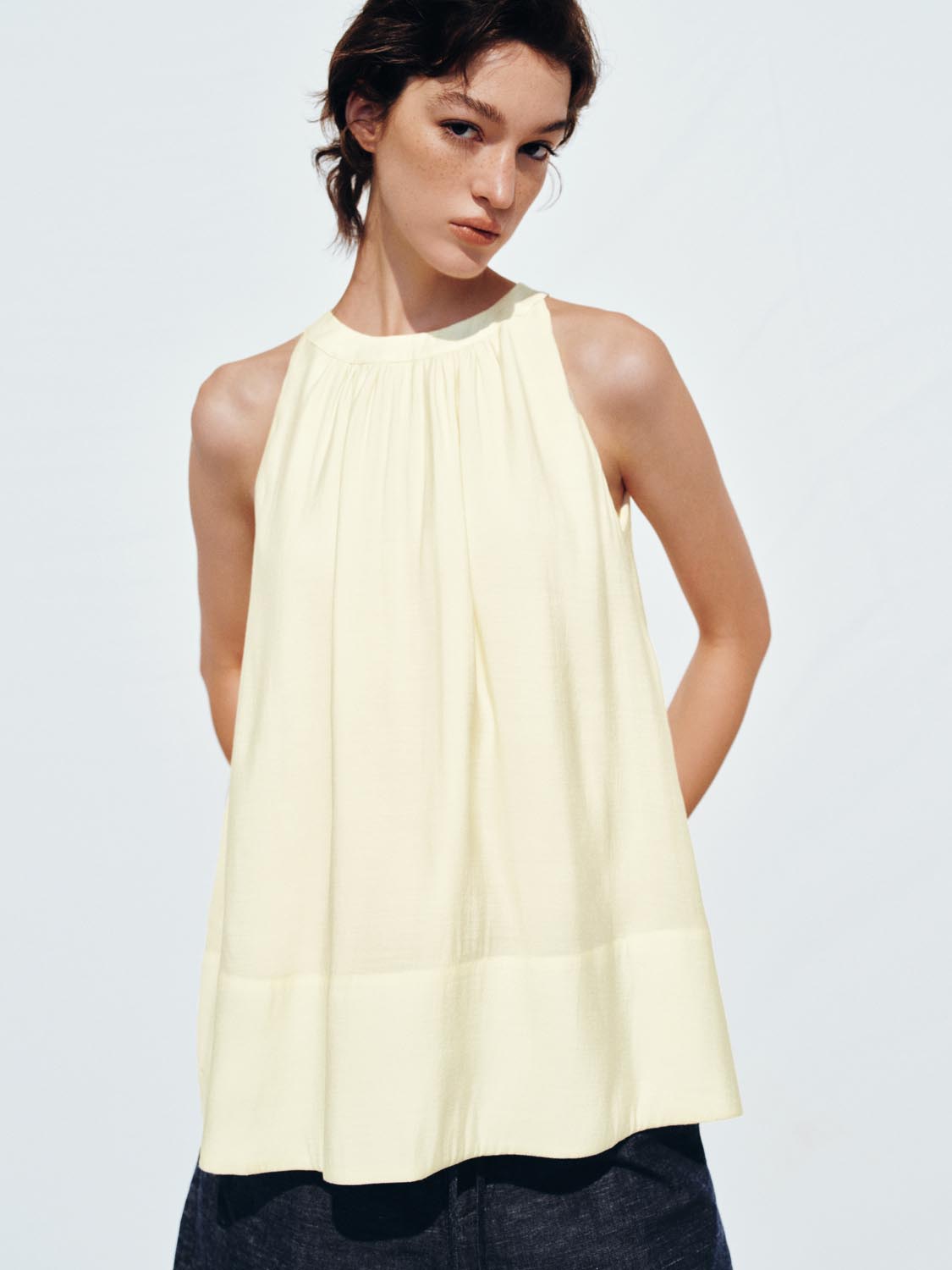 Halter Neck Overhead Shirts