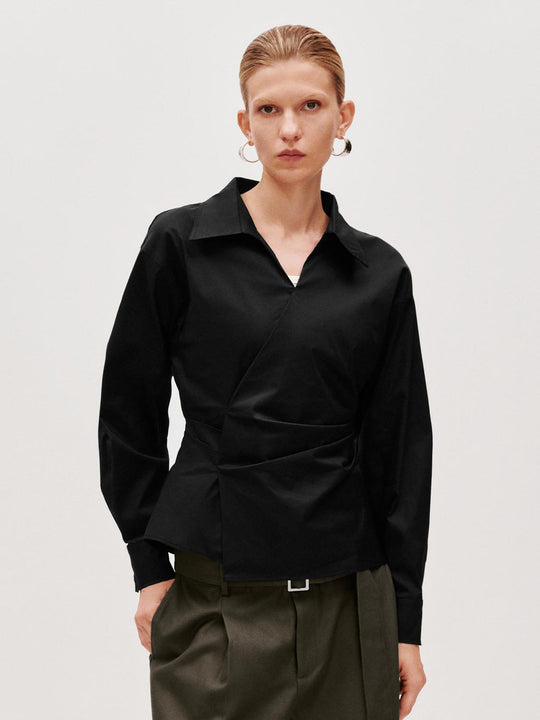 Asymmetric Tailored Overhead Shirts