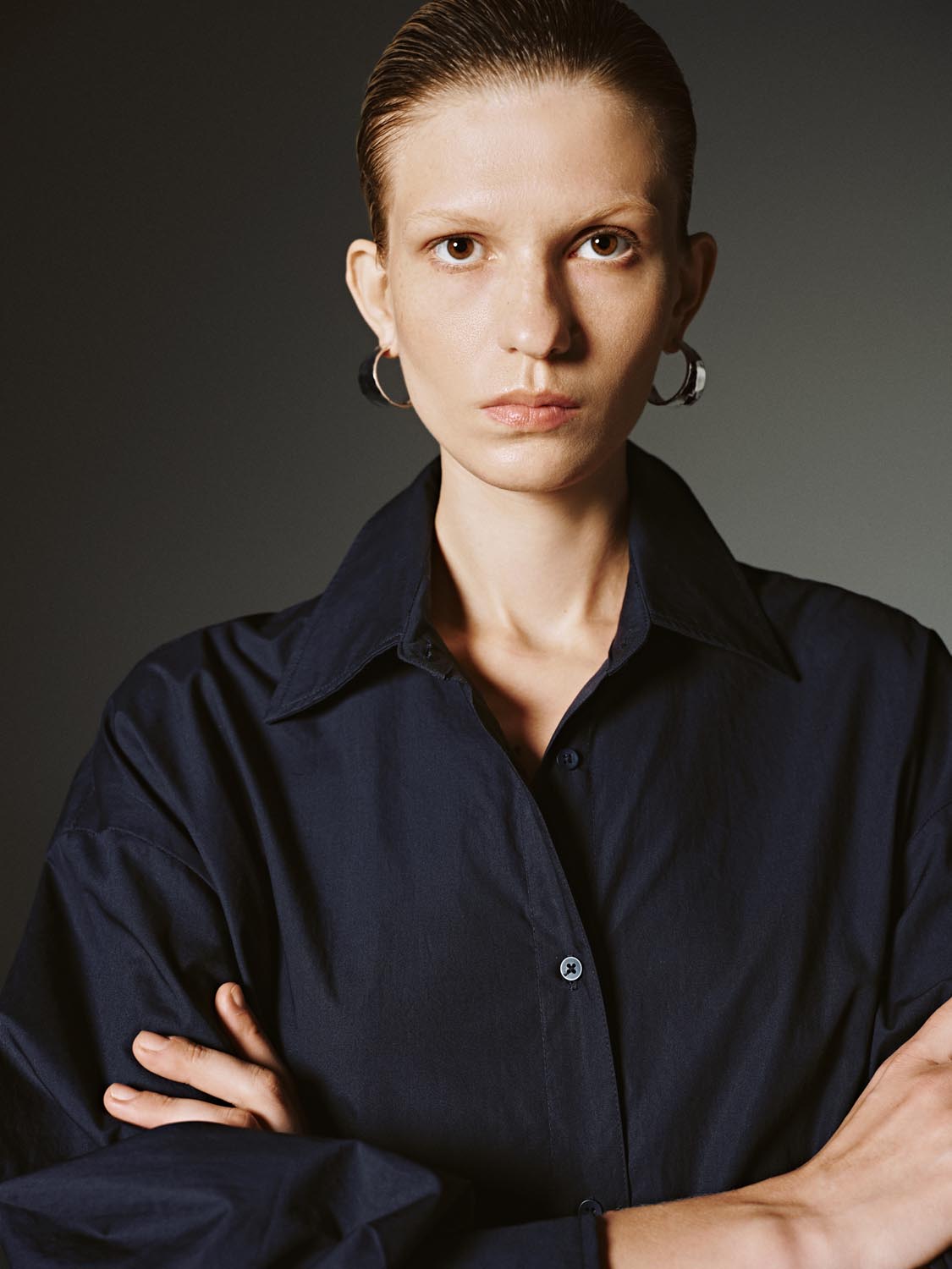 Solid Button Up Shirts