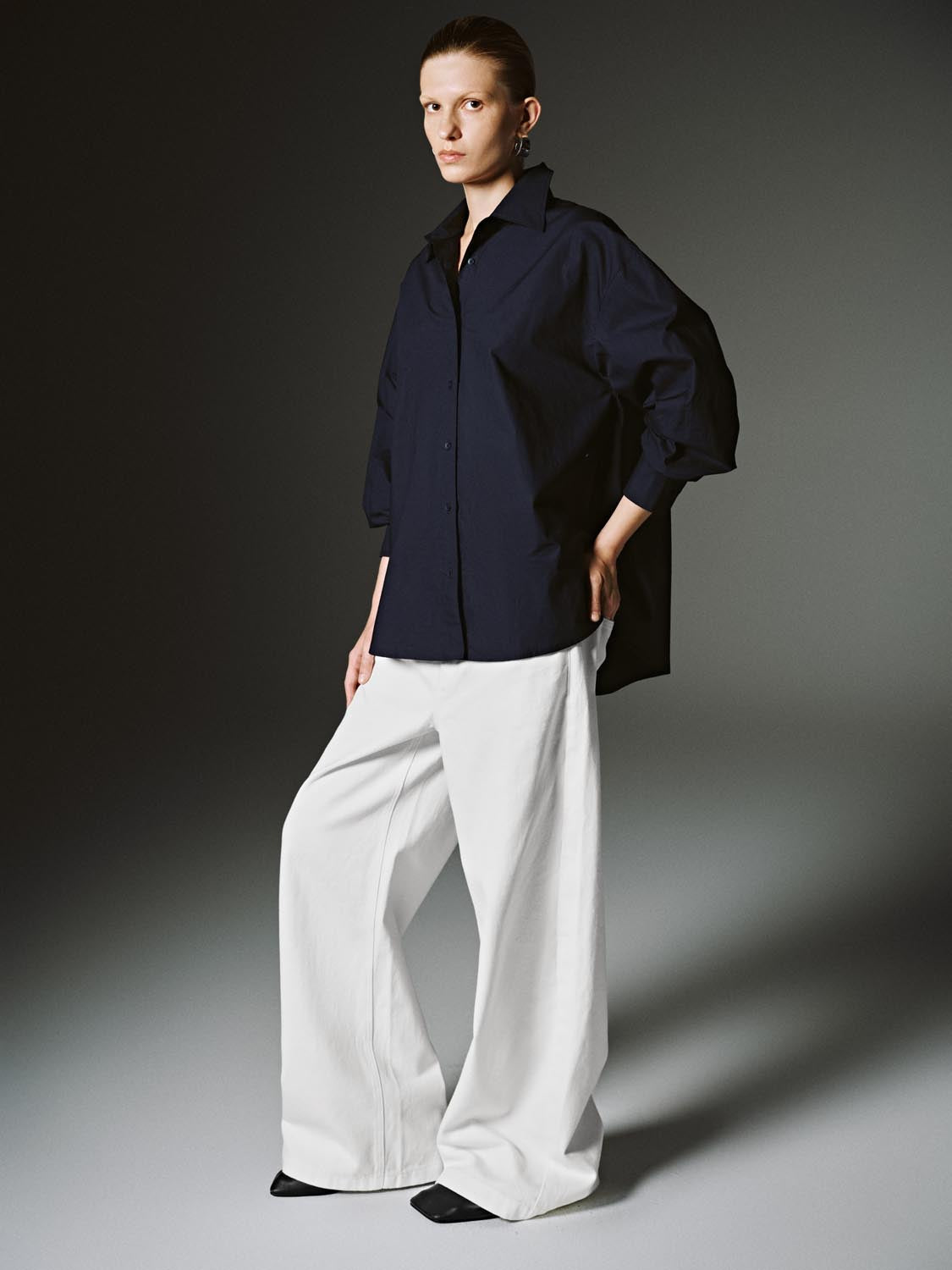 Solid Button Up Shirts