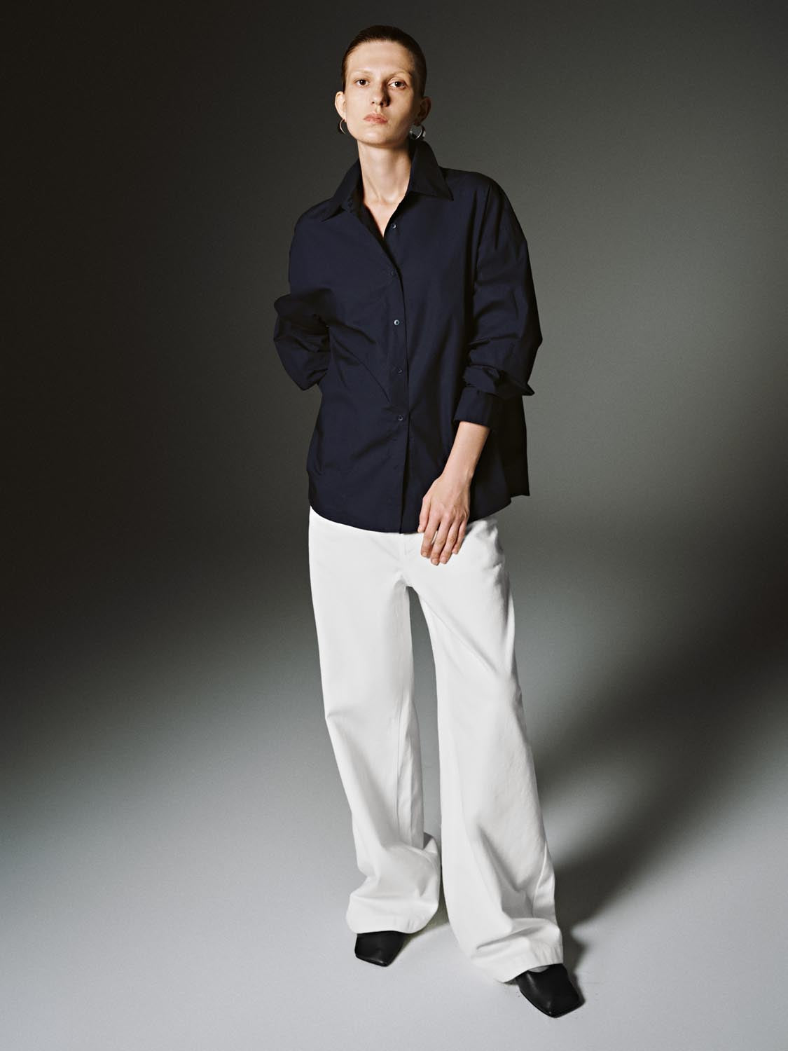 Solid Button Up Shirts