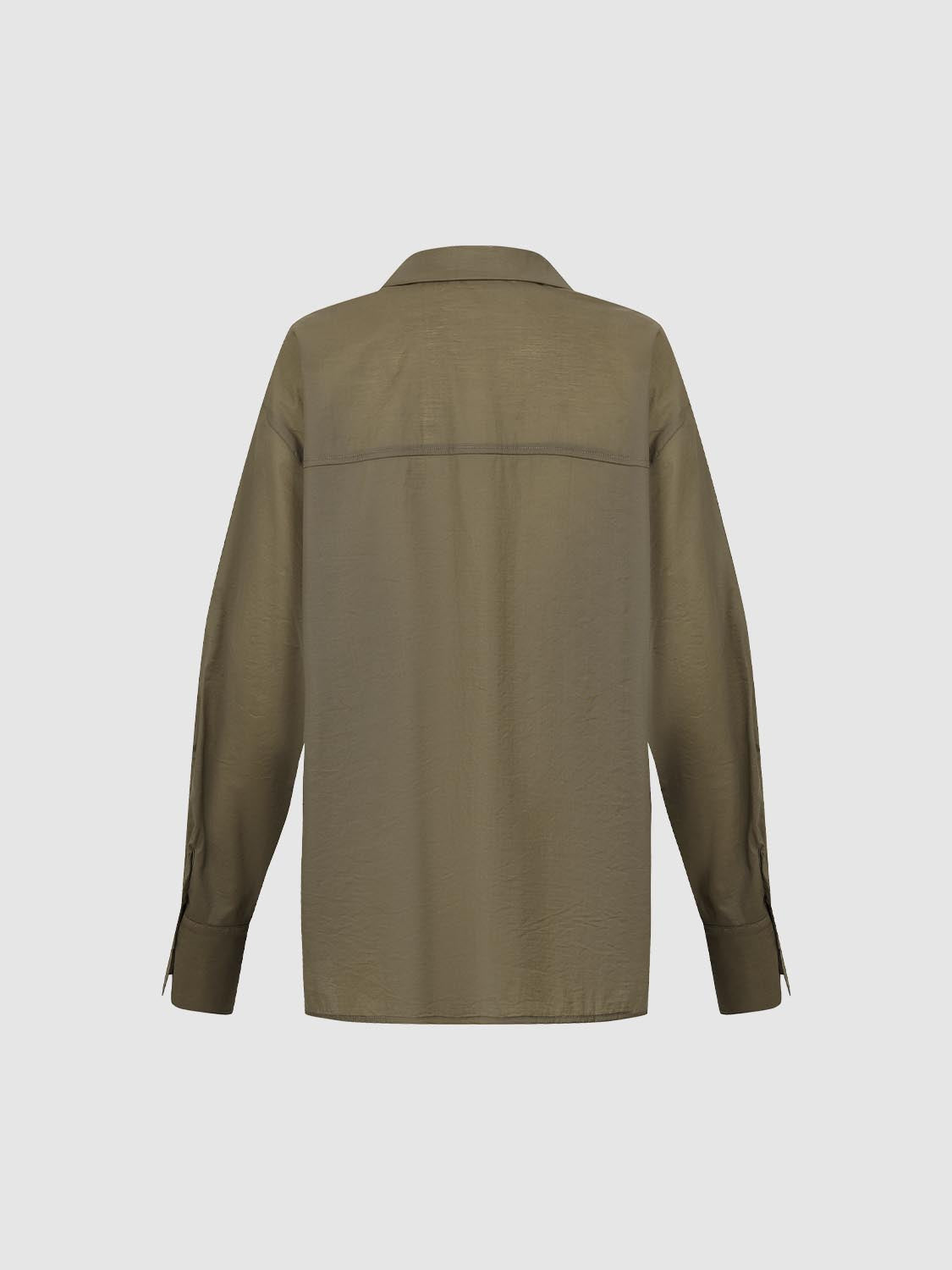 Tie Front Crew Neck Shirt