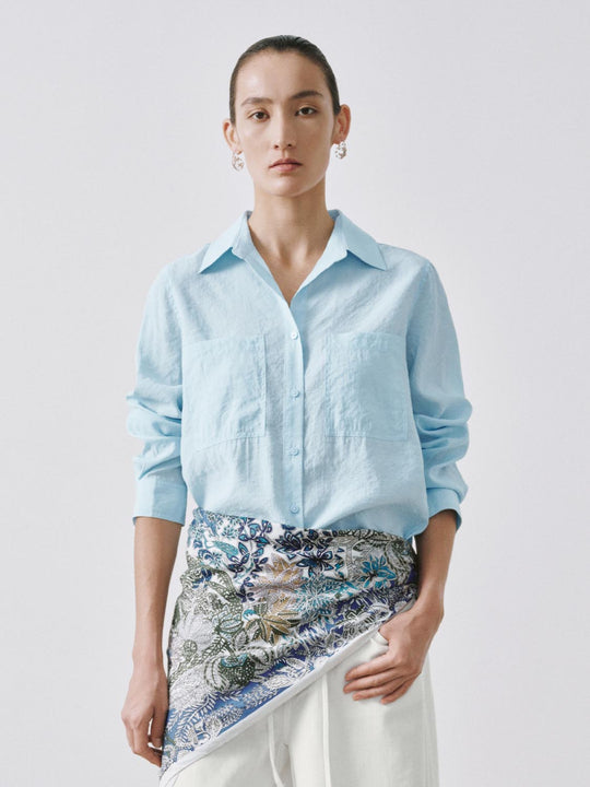 Symmetric Patch Pocket Shirts