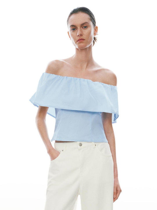 Foldover Off Shoulder Shirts