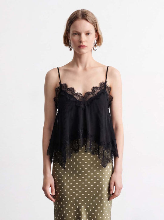 Lace Trim Spaghetti Strap Camisole