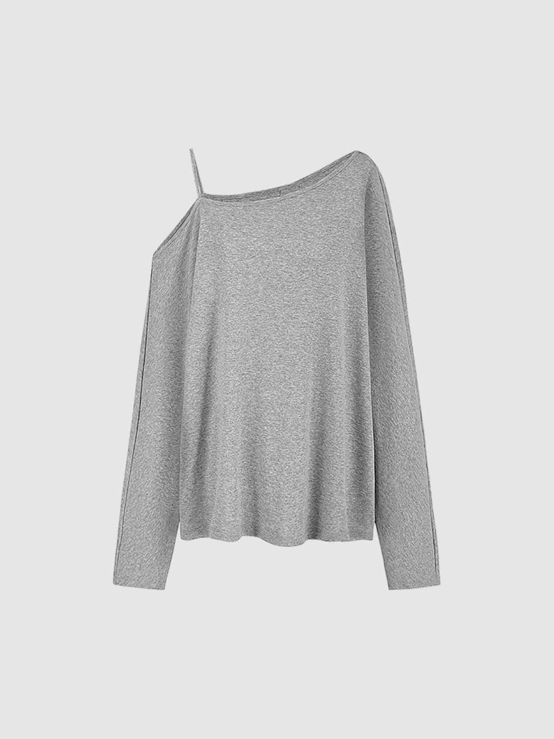 One Shoulder Skinny T-Shirt