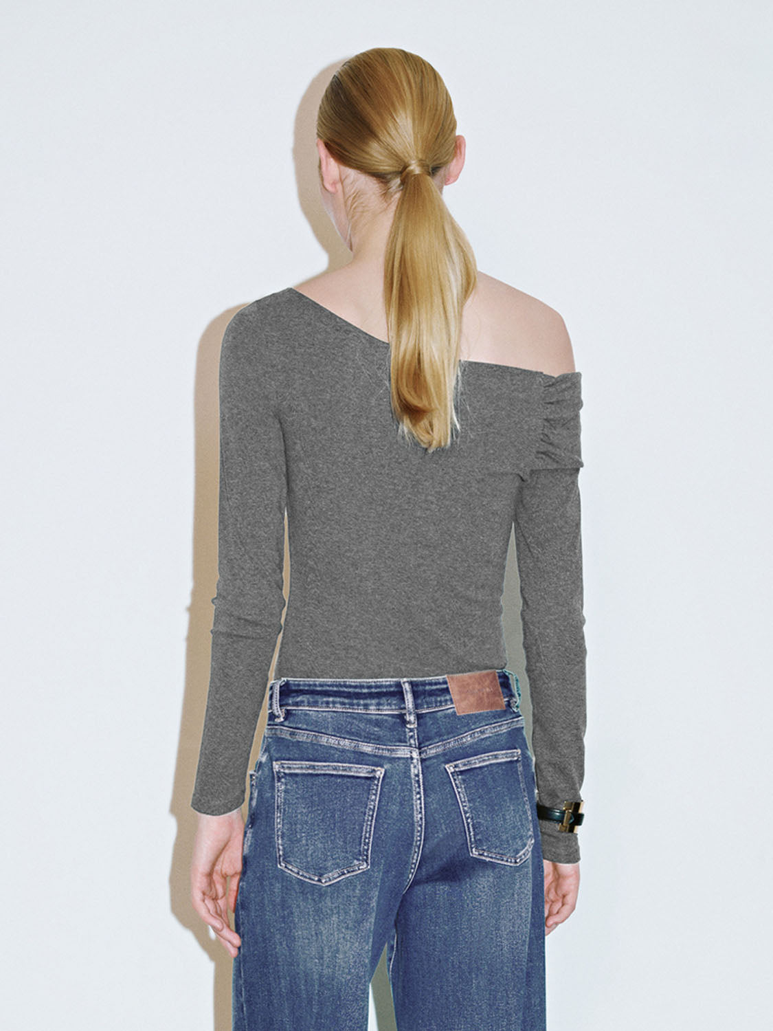 One Shoulder Skinny T-Shirts