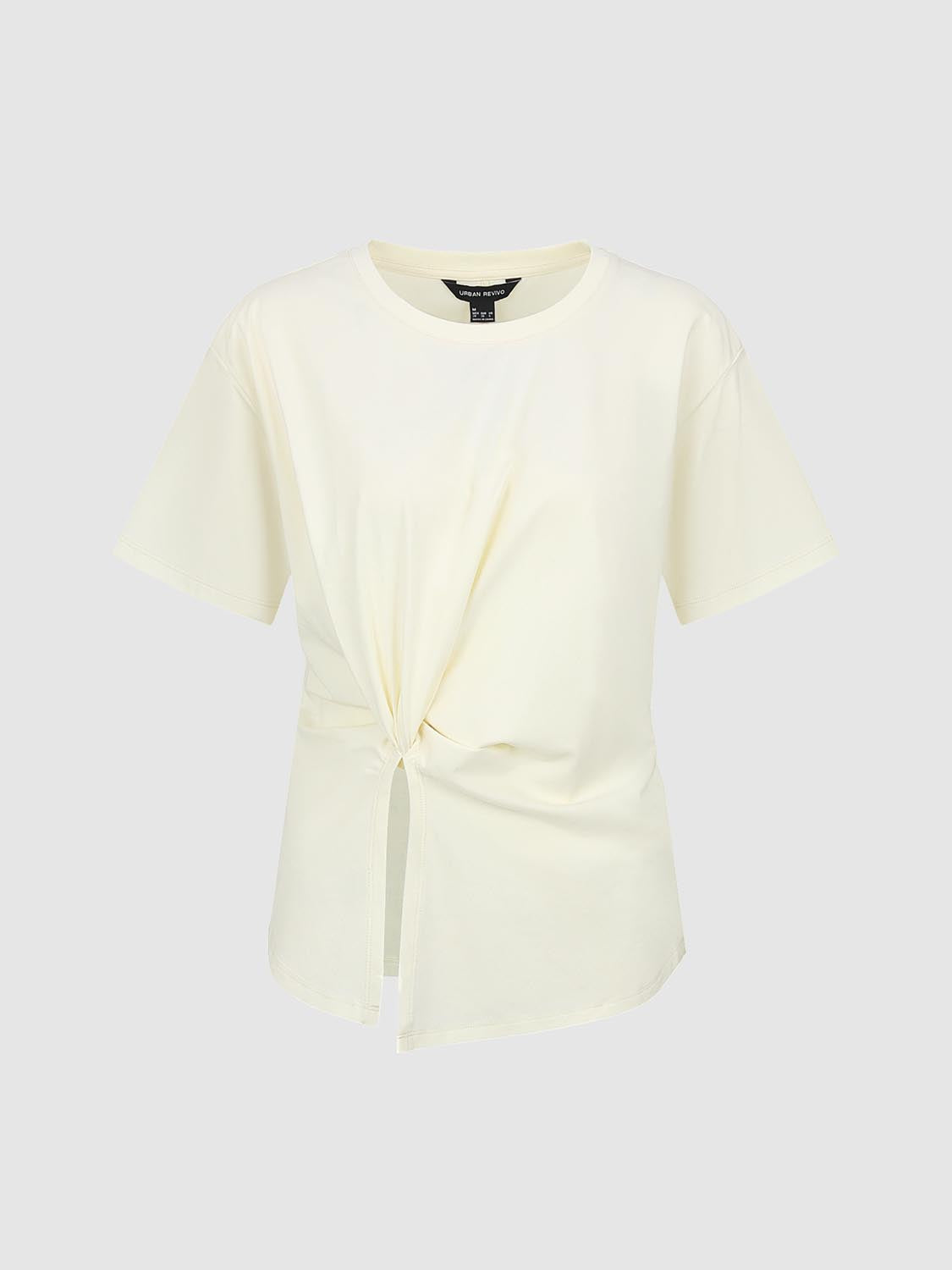 Twisted Front Short Sleeve T-Shirts