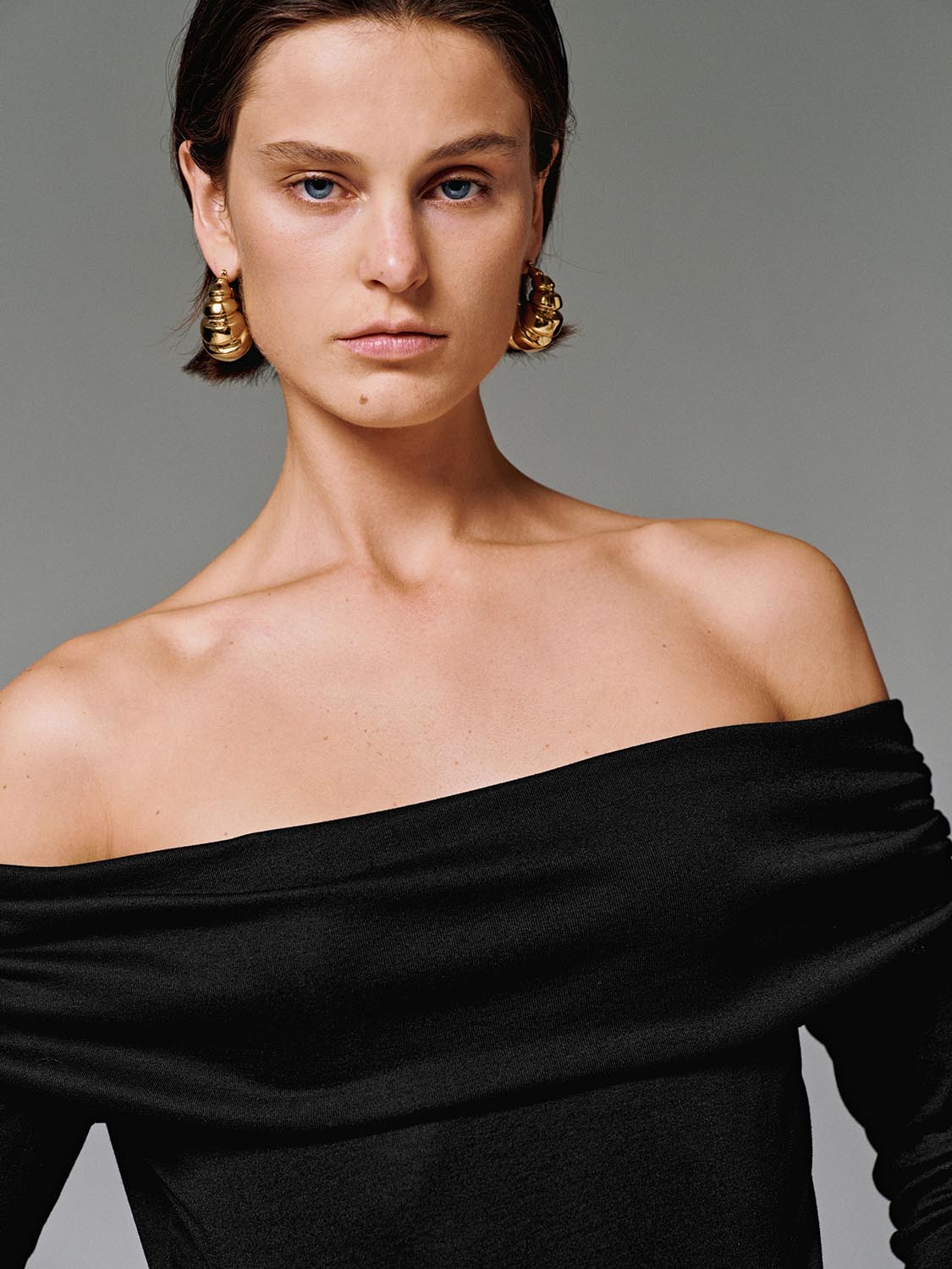 Off Shoulder Long Sleeve T-Shirts