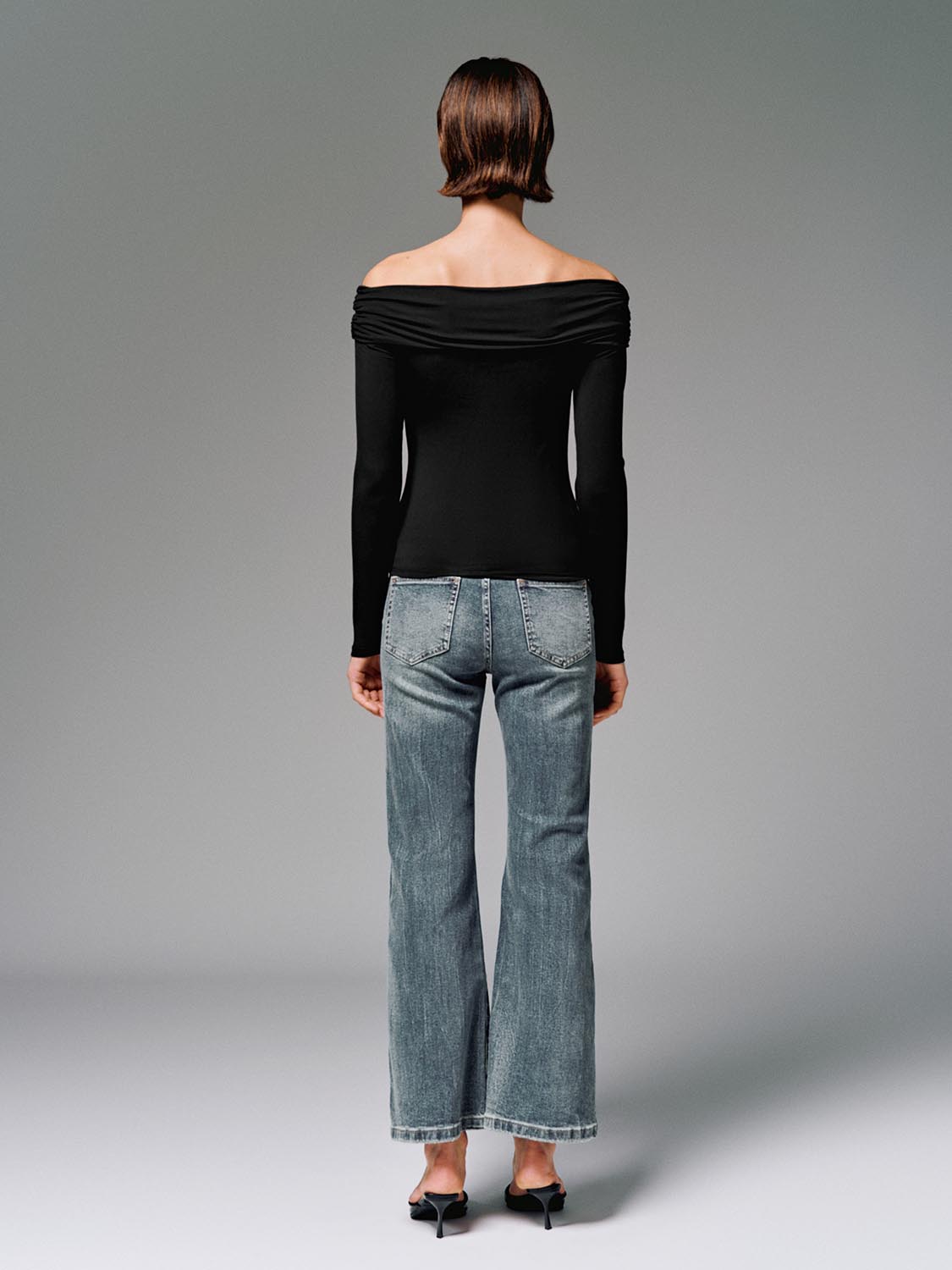 Front Knot Twist Long Sleeve T-Shirts