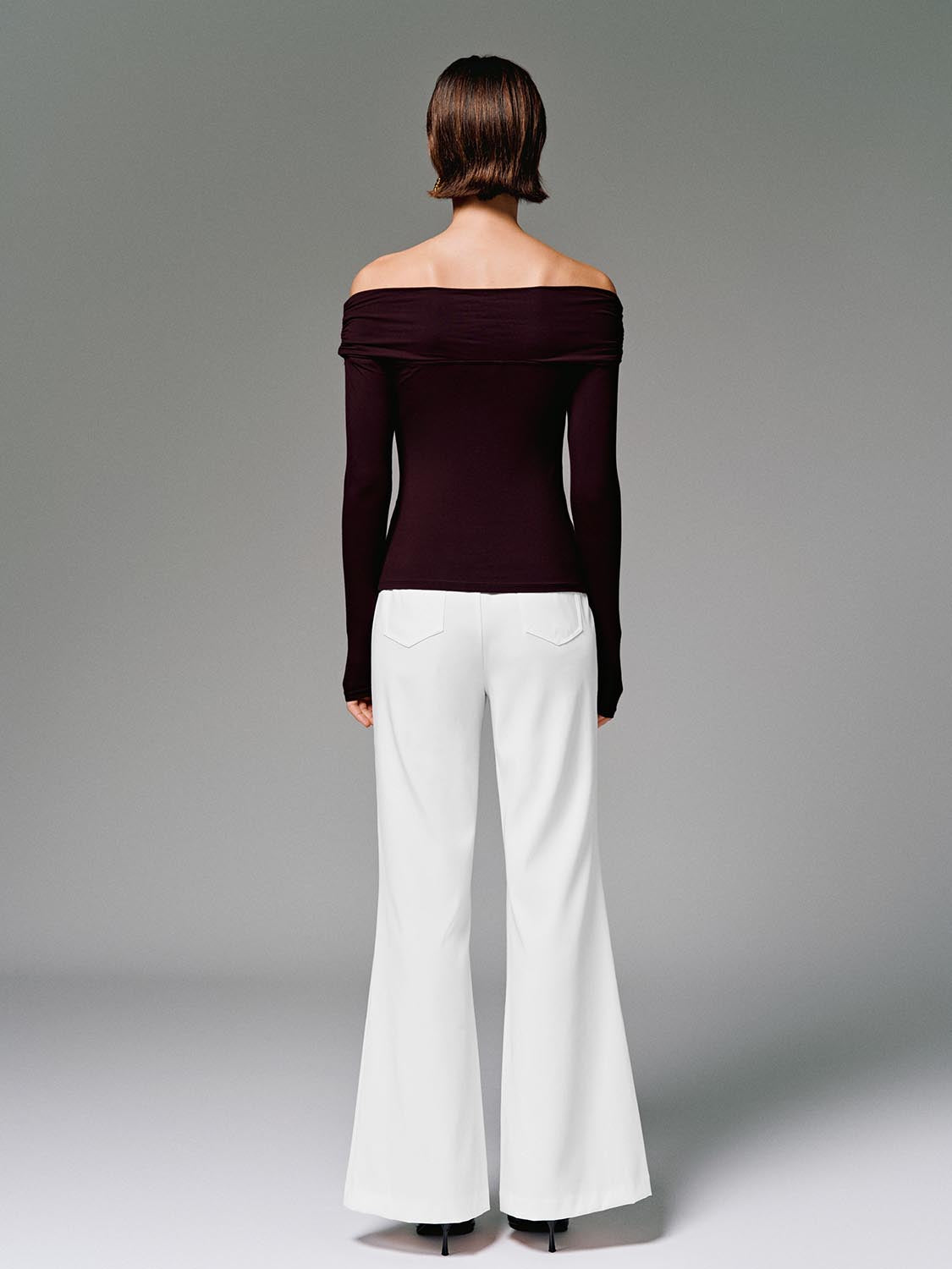 Front Knot Twist Long Sleeve T-Shirts