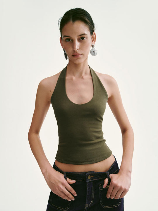 Halter Neck Tank Tops