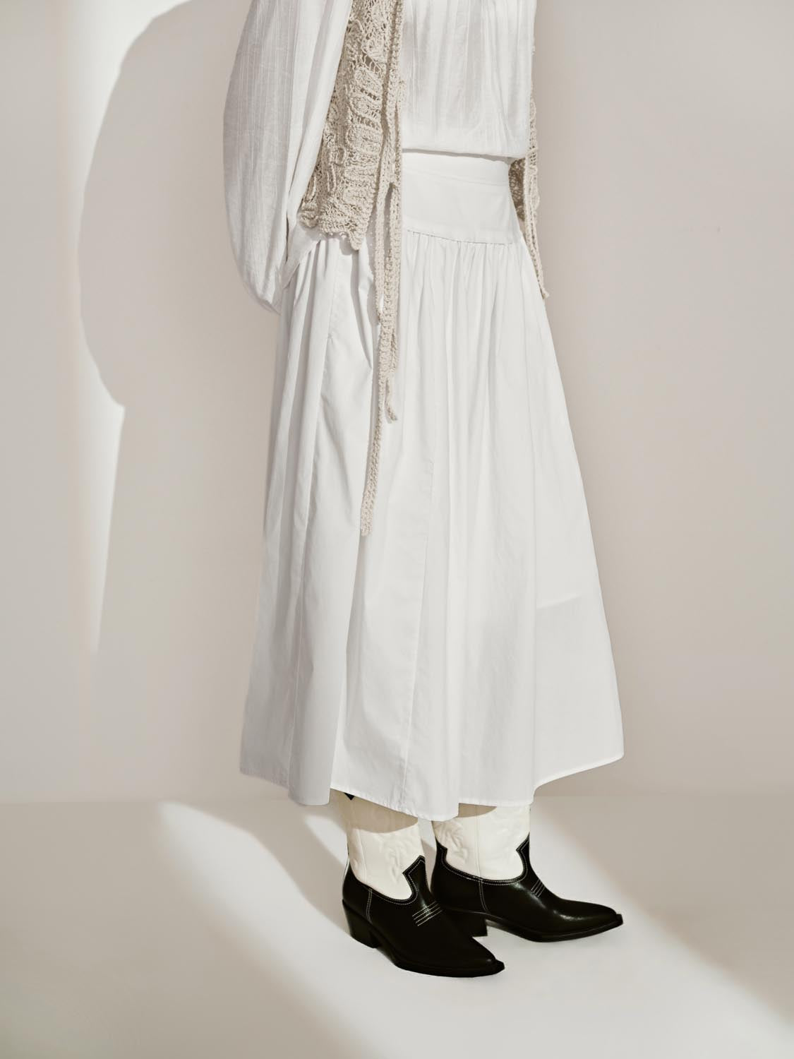Midi Flared Skirts