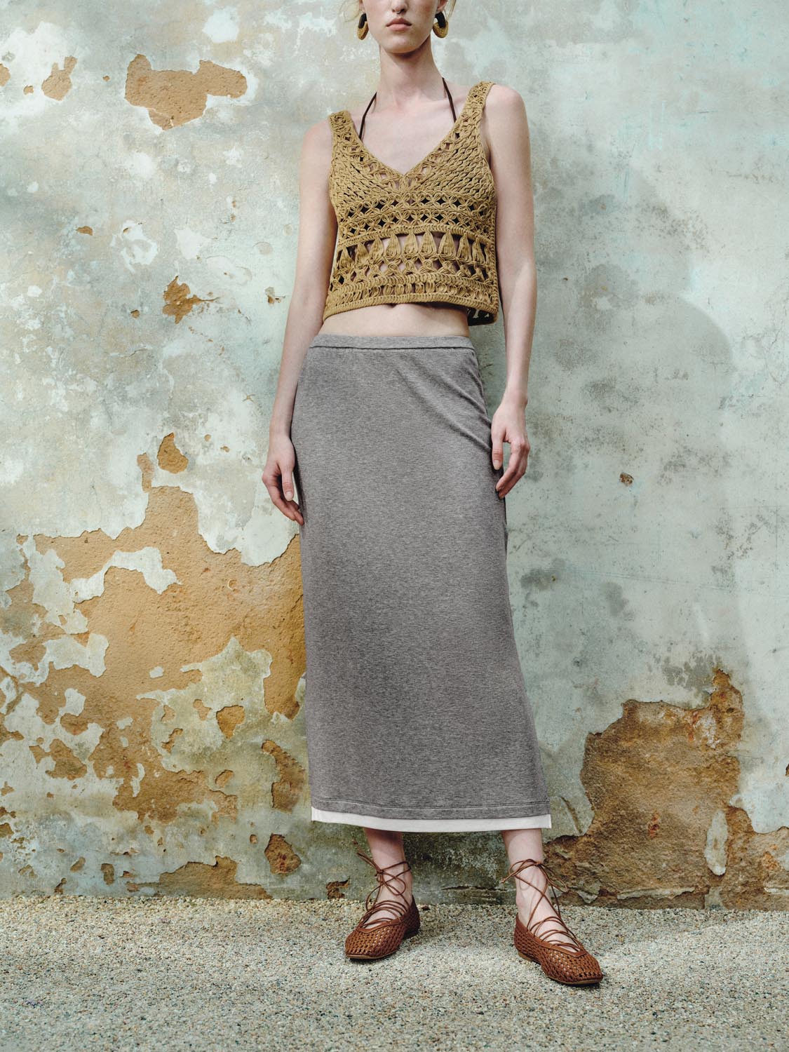 Straight Midi Skirts